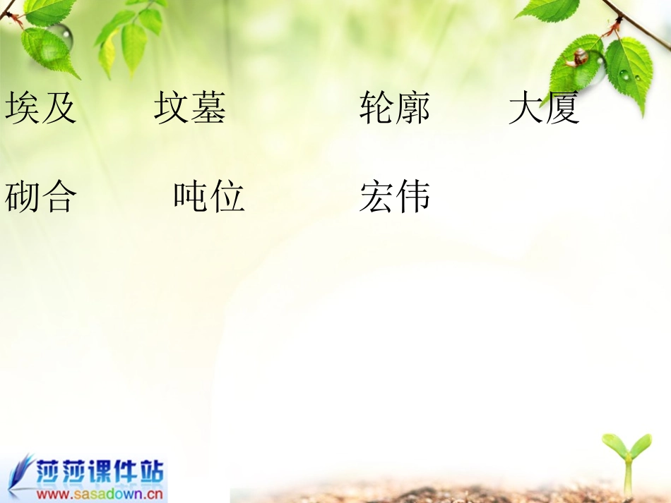 苏教版《埃及的金字塔》课件_第2页