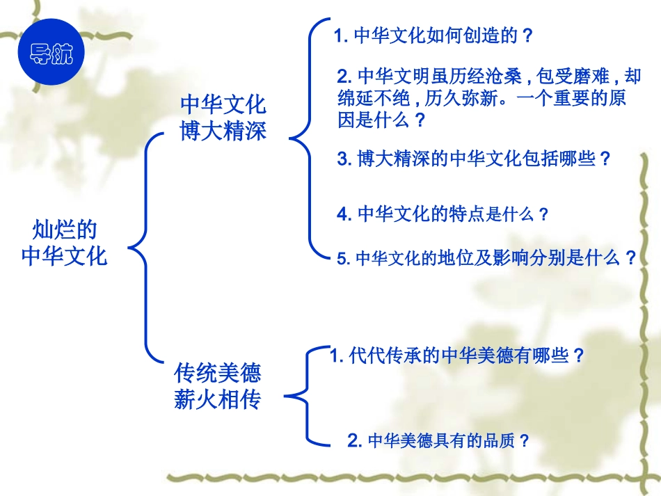 人教版九年级第五课灿烂的中华文化课件_第2页