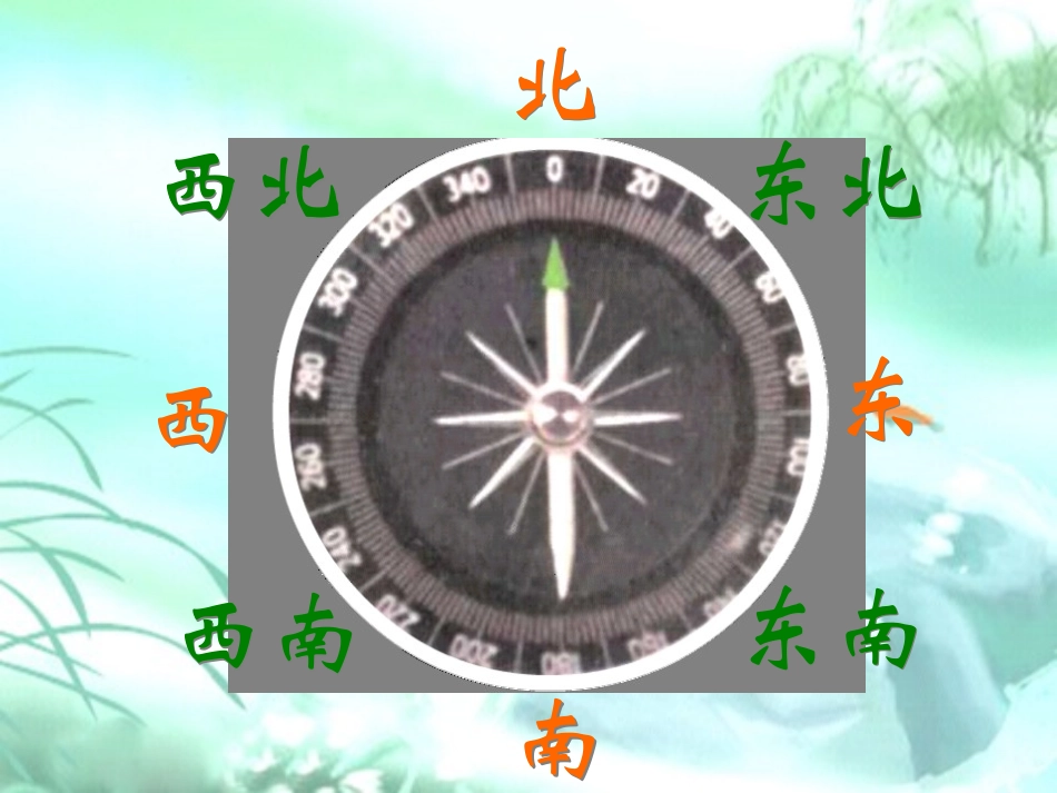 认识方向课件PPT下载苏教版二年级数学下册课件46_第3页