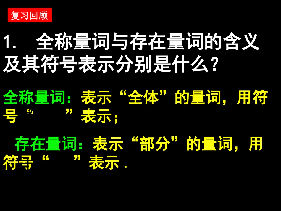 高二数学(全称量词与存在量词(2))_第3页