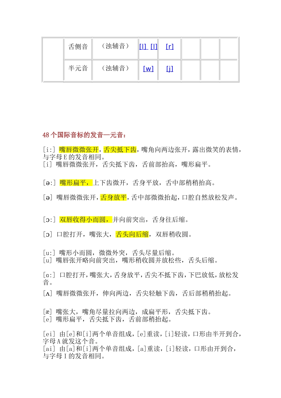 48个英语音标表_第2页
