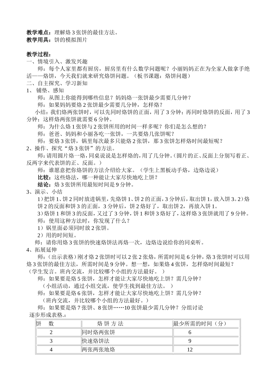 唐超《烙饼问题》教学设计和案例反思_第2页