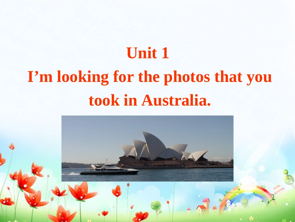 澳大利亚unit1课件_第1页