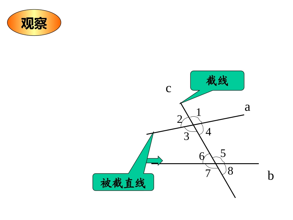 5.1.3同位角内错角同旁内角_第3页