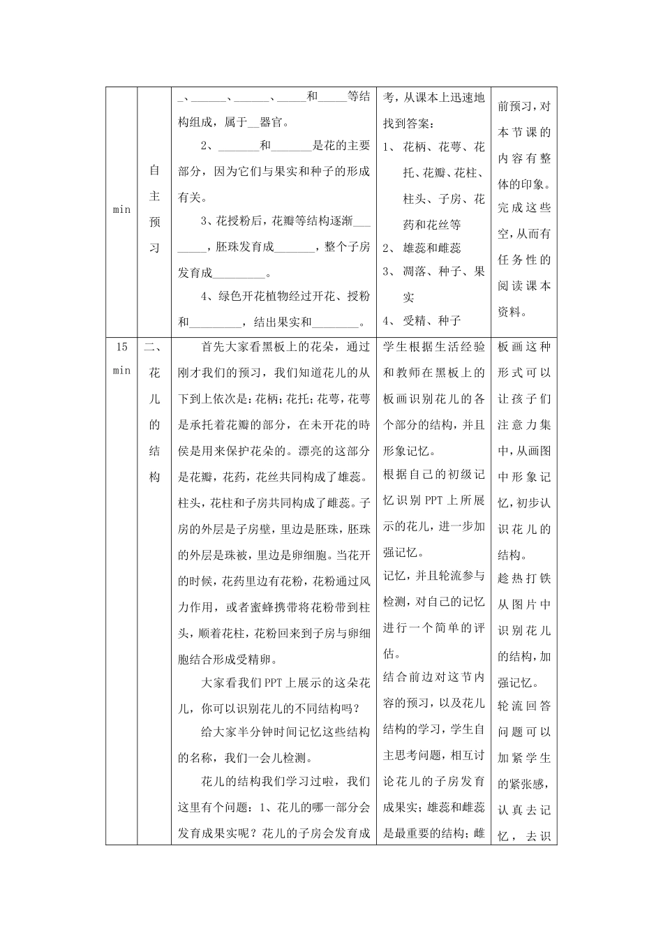 《第五节-植物的开花和结果》教案3_第2页