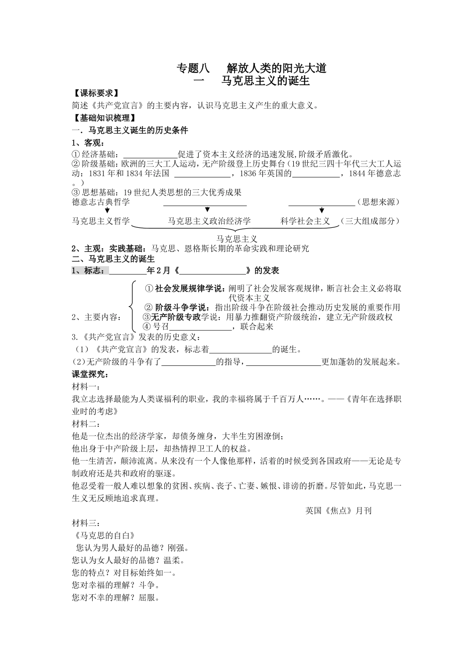 马克思主义的诞生_第1页