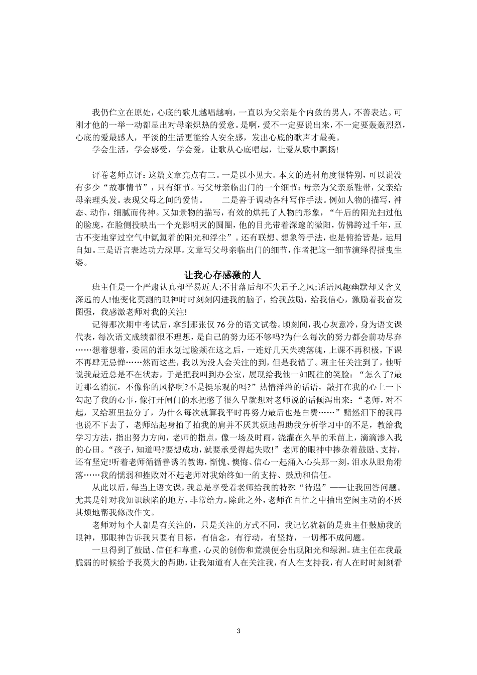 中考满分作文_第3页