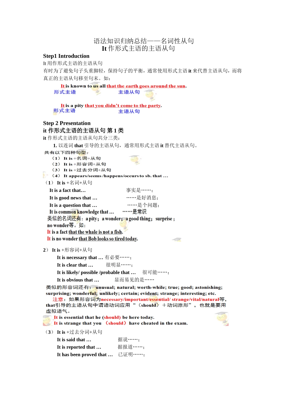 语法知识归纳总结_第1页