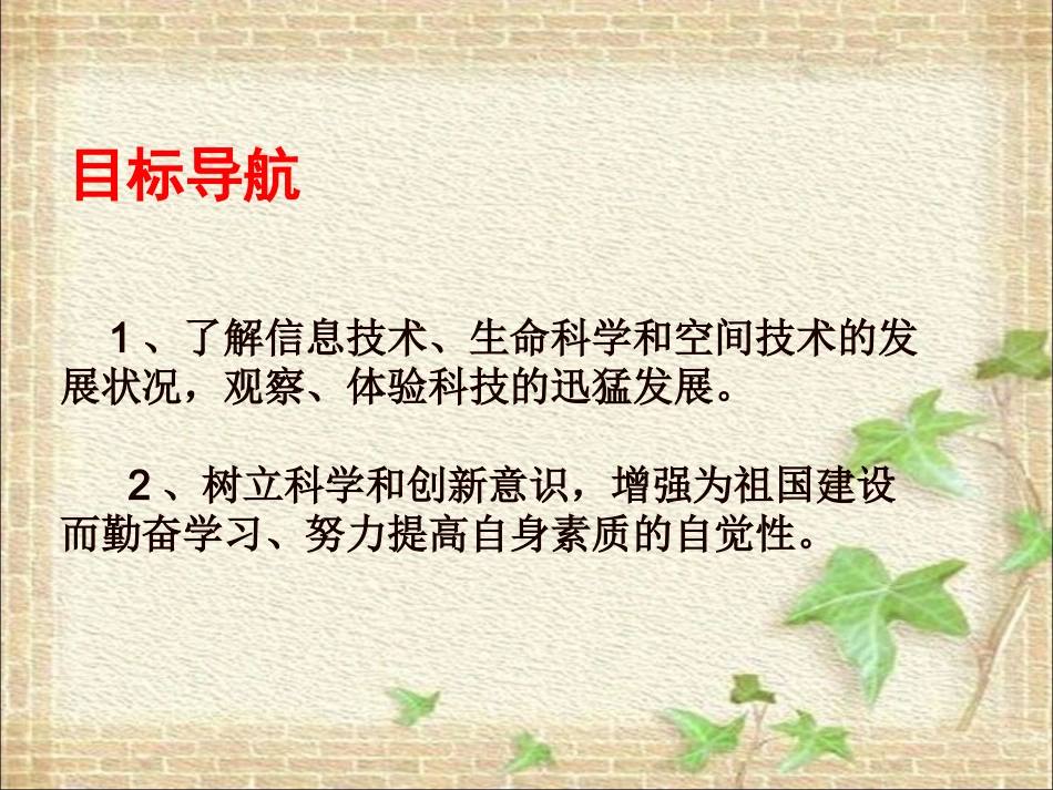 《快速发展的现代科技》课件_第2页