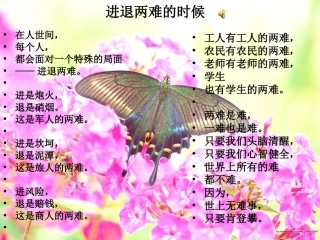 进退两难的时候