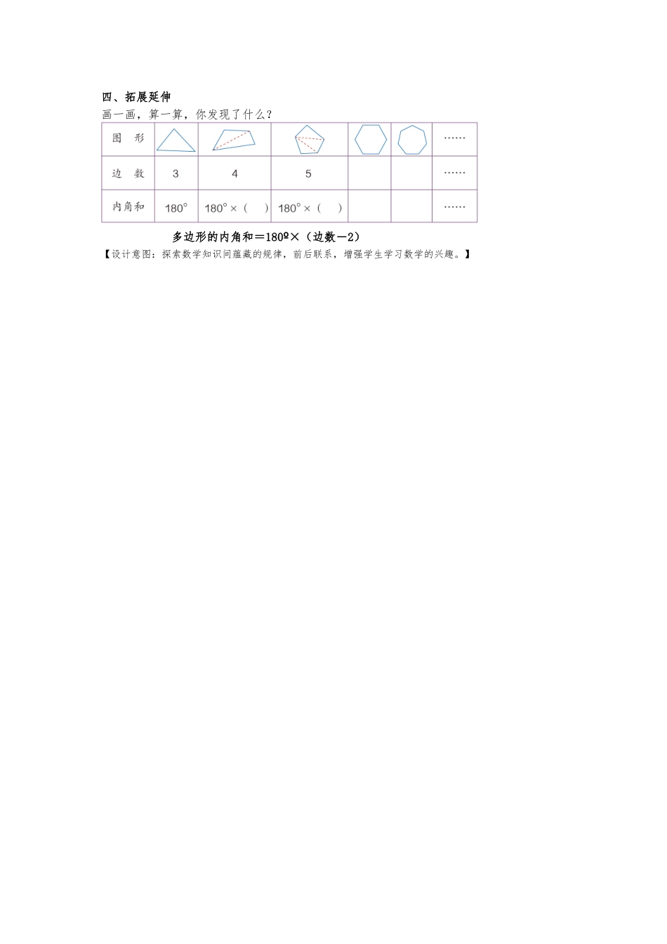 小学数学2011版本小学四年级拓展延伸_第1页