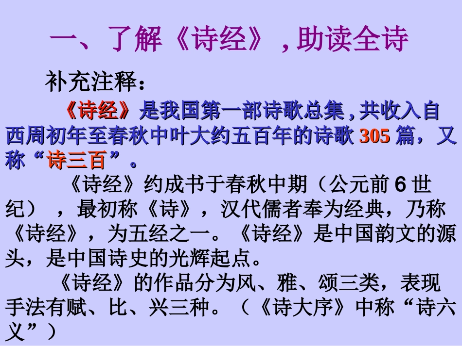《诗经两首》教学课件_第2页