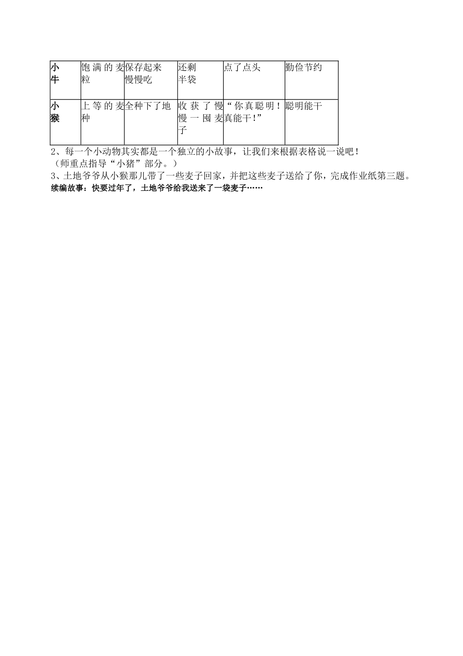 三袋麦子(教案)_第3页