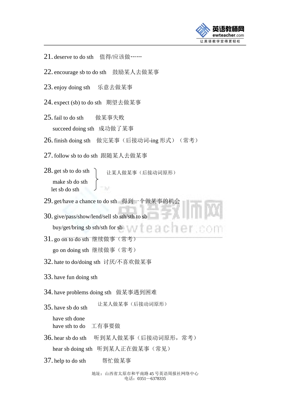 常用动词习惯用法_第3页