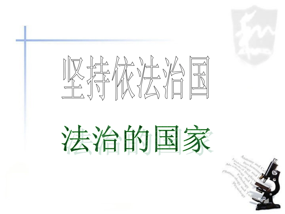 《坚持依法治国》课件1_第2页