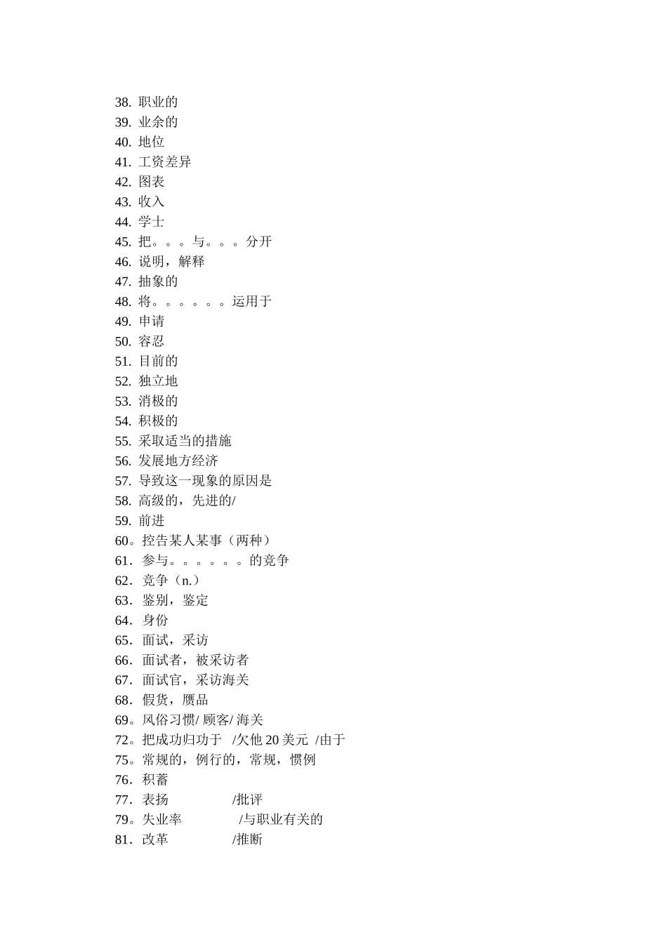 高考重点单词默写2_第2页