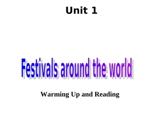 bx3u1公开课WarmingupandReading