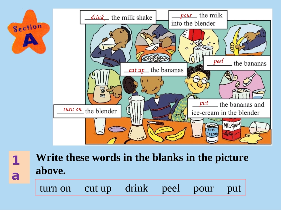 Unit8Howdoyoumakeabananamilkshake_第2页