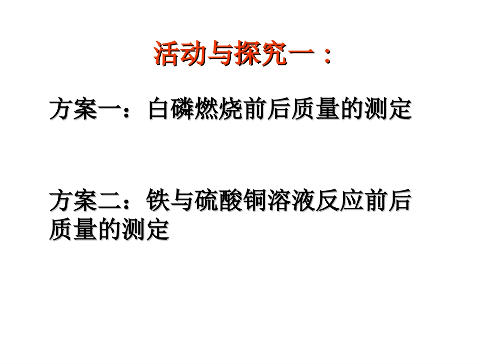 质量守恒定律课件人教版九年级上册_第3页