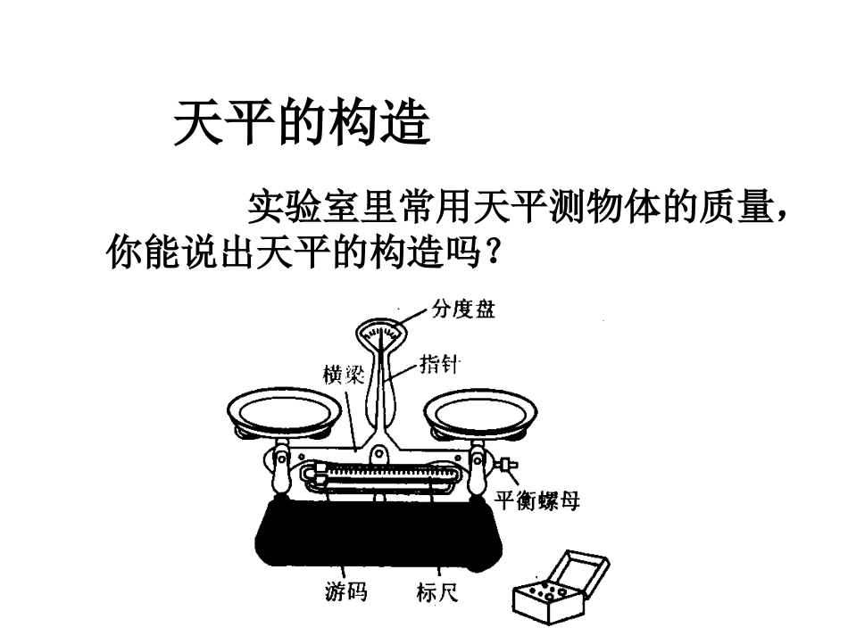 使用天平测量物体的质量_第1页