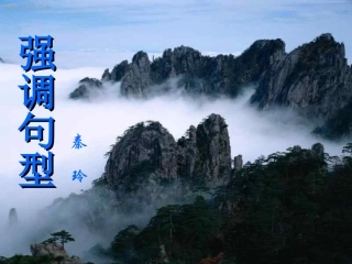 微课堂强调句型010