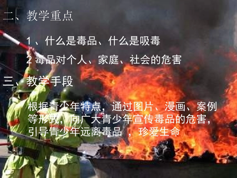 小学禁毒防艾教育课件_第2页