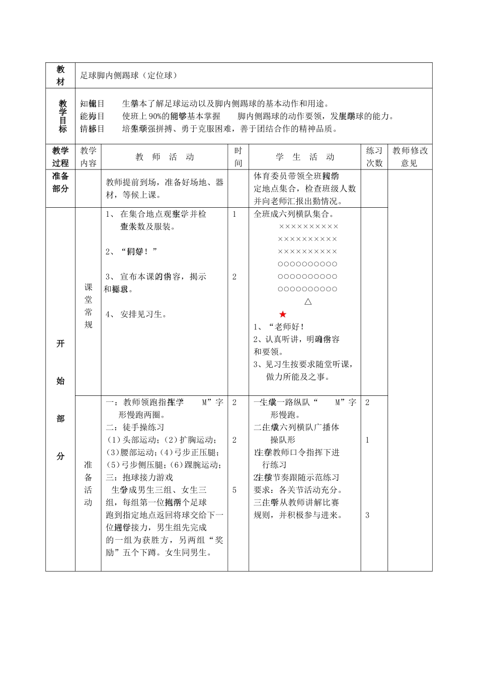 唐咏长沙南雅中学-足球脚内侧踢球_第1页