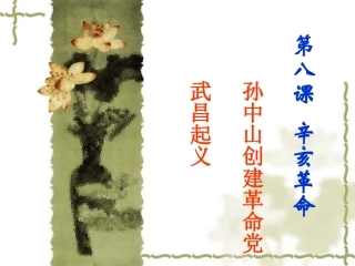 第8课《辛亥革命》ppt课件