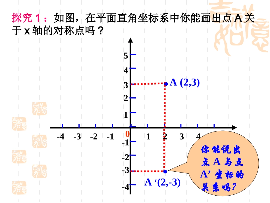 13.2.2用坐标表示轴对称PPT新版人教八年级数学上册_第3页