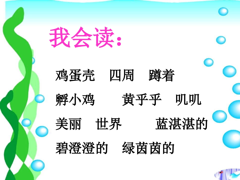 苏教版一年级下册语文《世界多美呀》课件PPT_第3页