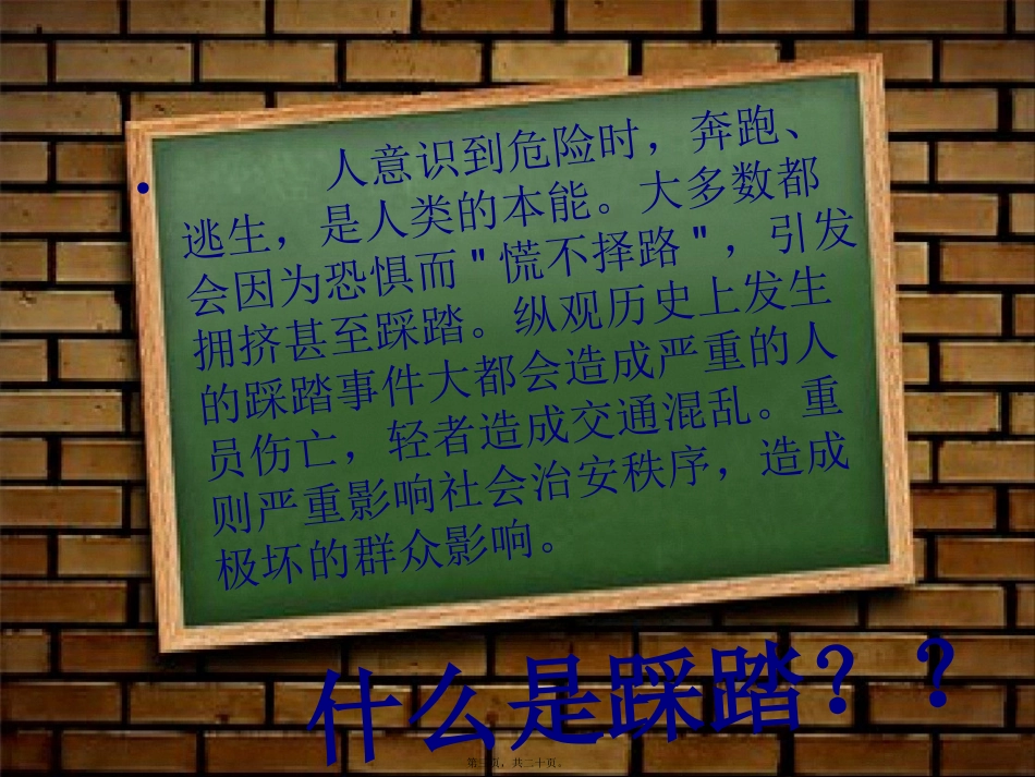 防踩踏主题班会_第3页