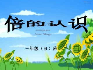 人教2011版小学数学三年级资料倍的认识--(2)