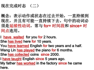 现在完成时态2