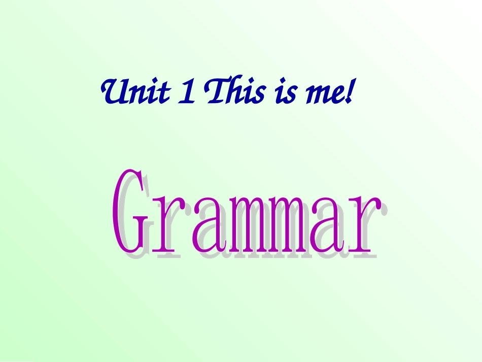 U1grammar_第1页