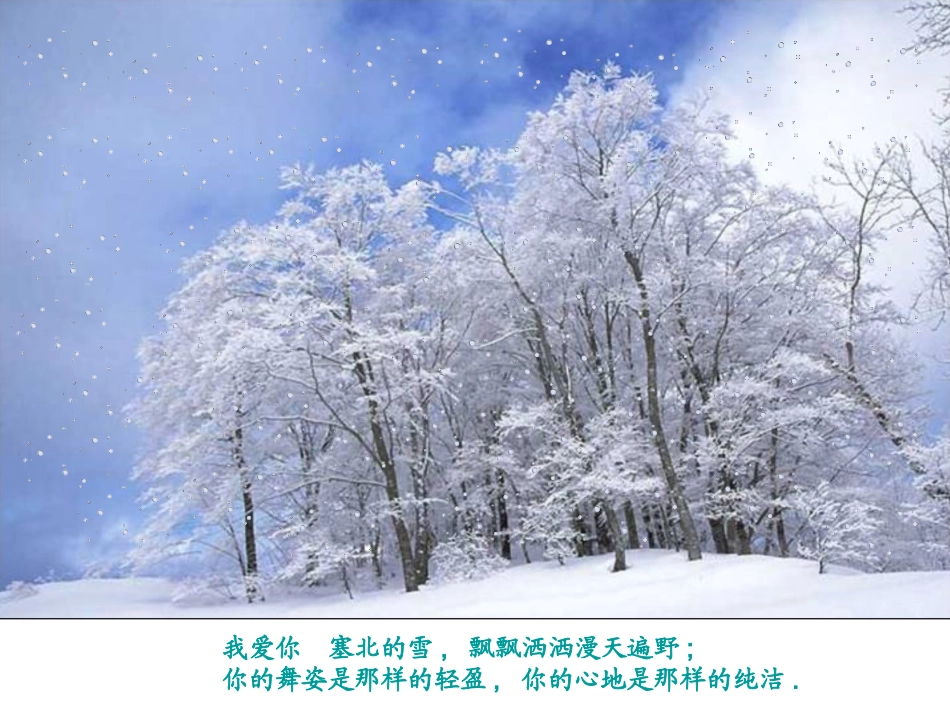 《我爱你-塞北的雪》课件_第2页