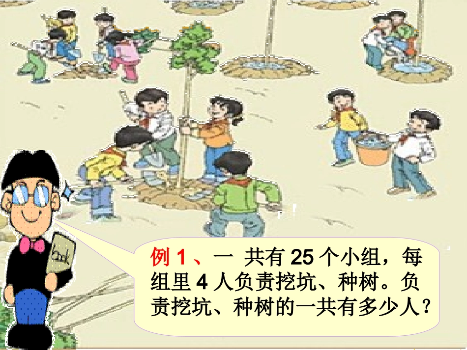 人教2011版小学数学四年级《乘法交换律和乘法结合律》ppt_第2页