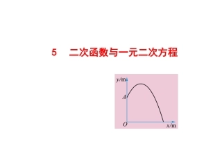 二次函数与一元二次方程[1]