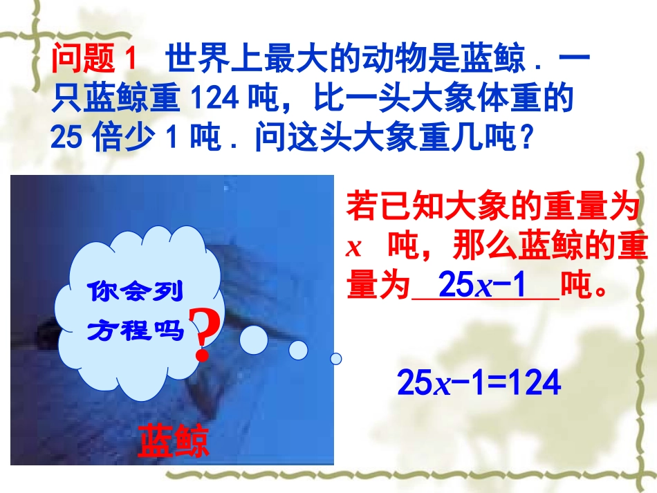 3.1.1一元一次方程课时课件(1)_第2页