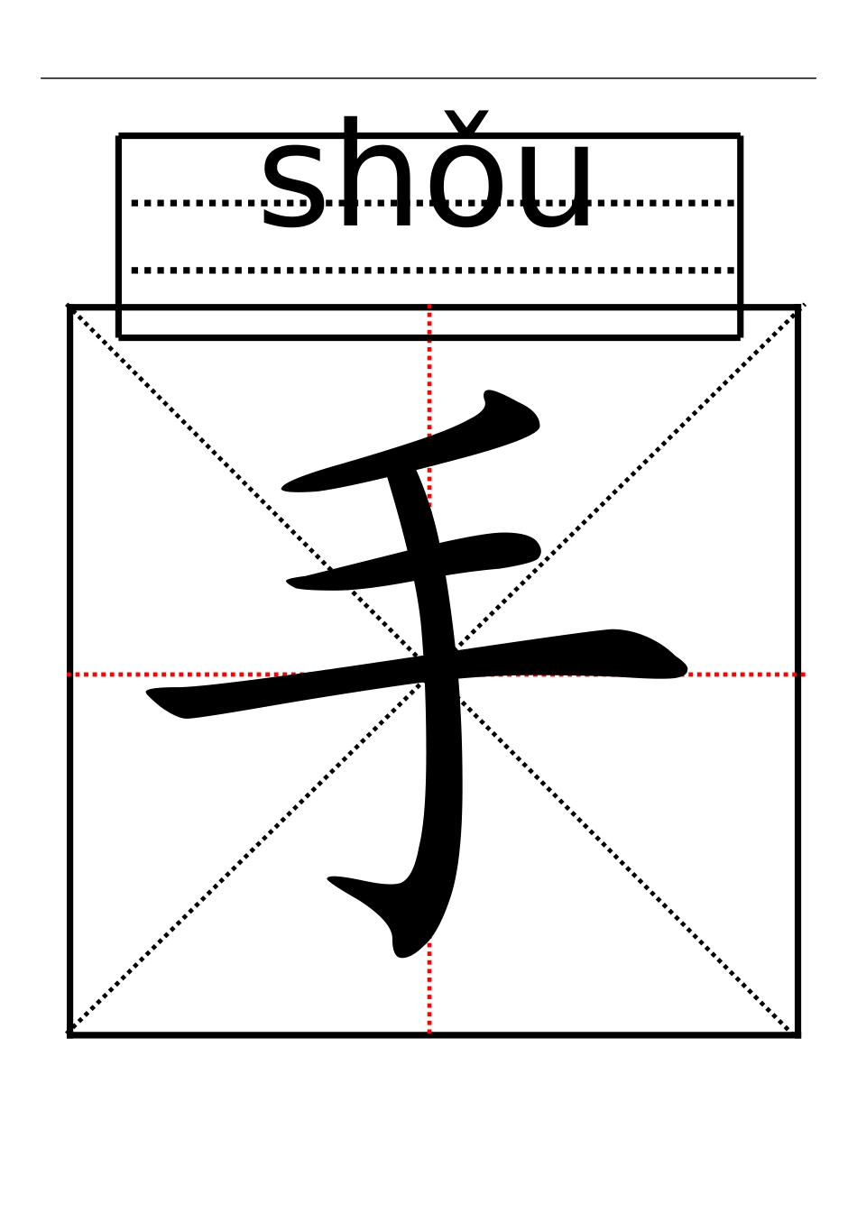 课文1《人有两个宝》的生字卡片模板(A4纸可编辑)_第3页