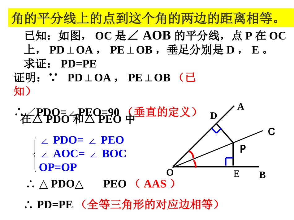 角的平分线的性质.3-角平分线的性质优质课件PPT_第2页
