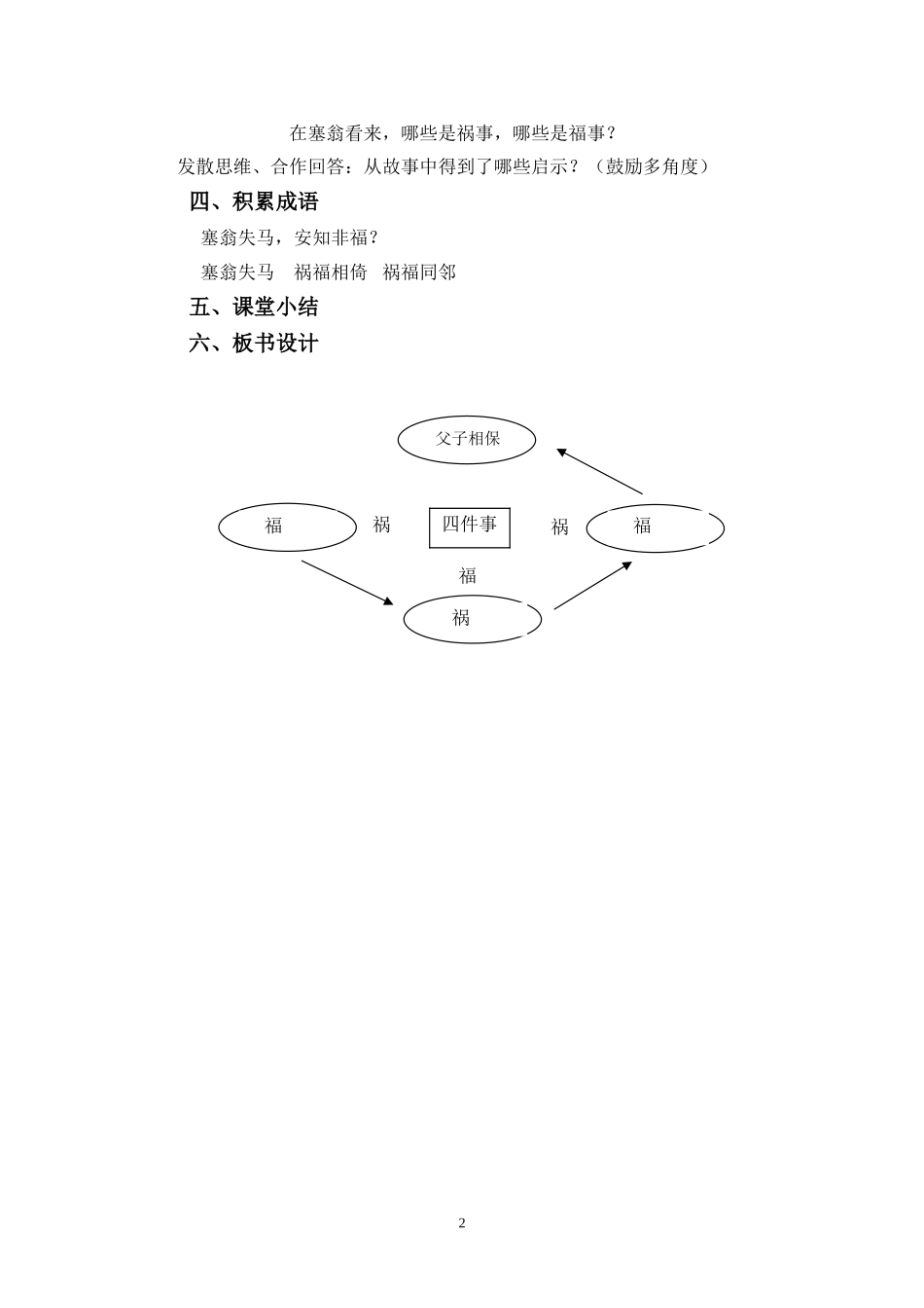 塞翁失马教案-(2)_第2页