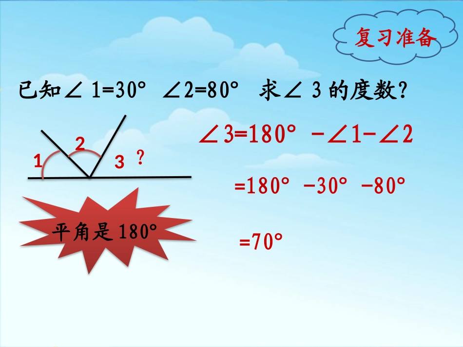 人教2011版小学数学四年级四年级下册--三角形内角和ppt_第2页
