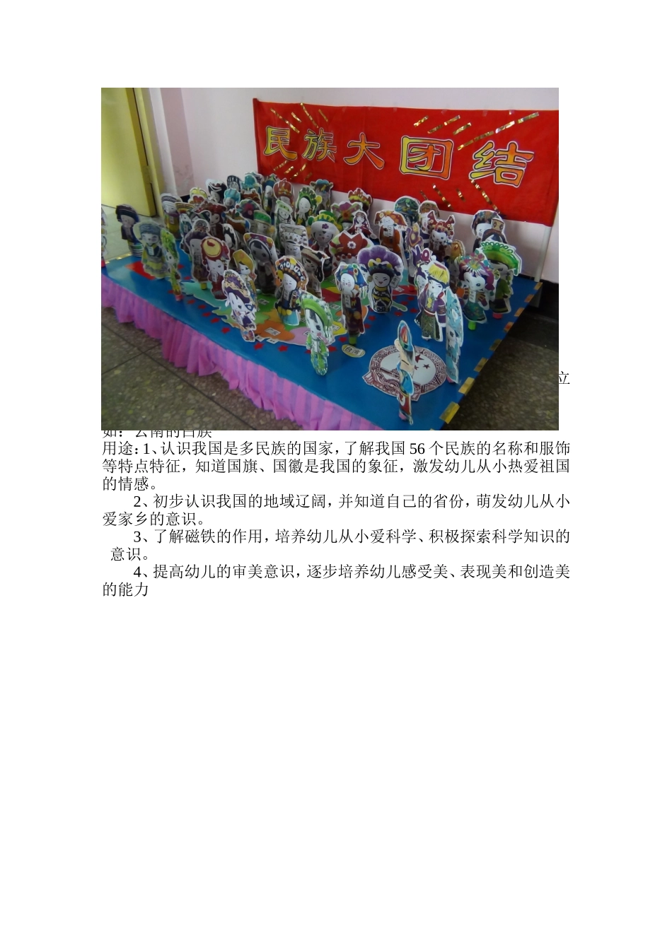 民族大团结苗广华山西阳泉郊区义东沟幼儿园_第1页