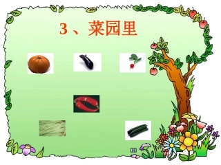 《菜园里》PPT课件3