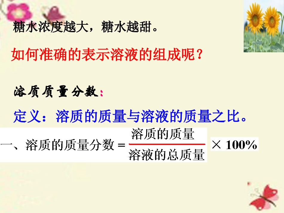 九年级化学下册-9.3-溶液的浓度课件2-(新版)新人教版_第2页