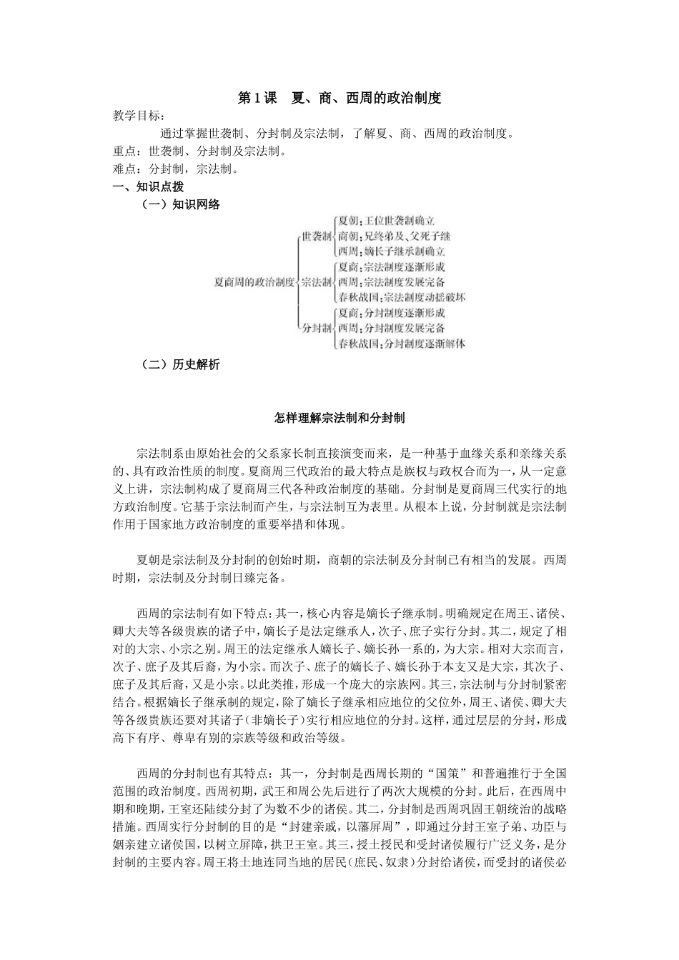 1.夏商西周的政治制度_第1页