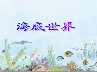 《海底世界》配套课件