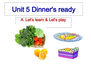 PEP四年级上册Unit5-A-Let's-learn(黄文钰)