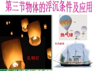 10.3物体的浮沉条件