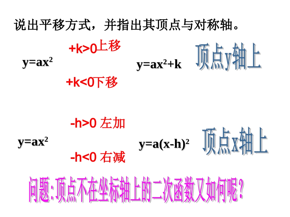 二次函数y=a(x-h)2-(2)_第2页